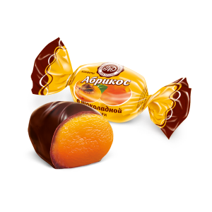 Абрикос в шоколадной глазури