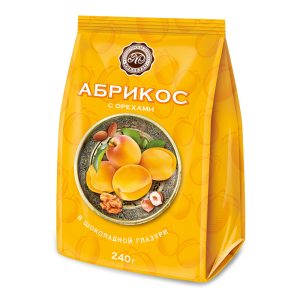 Абрикос с орехами в шоколадной глазури