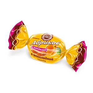 Абрикос в шоколадной глазури с миндалем