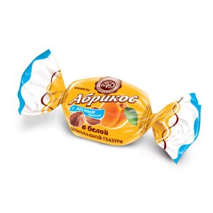 Абрикос в белой шоколадной глазури с лесным орехом