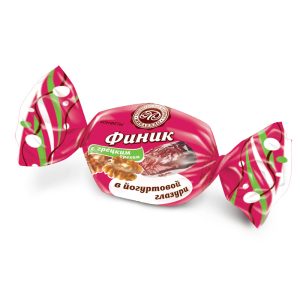 Финик в йогуртовой глазури с грецким орехом