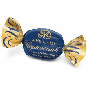 Чернослив в шоколадной глазури с грецким орехом Премиум