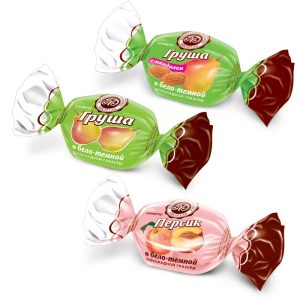 Груша и персик