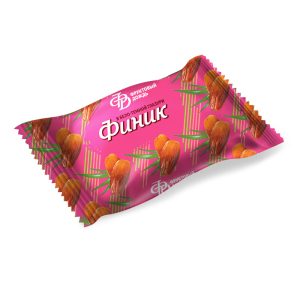 Финик в бело-темной глазури